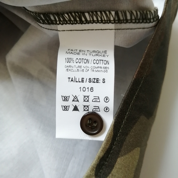 Simons Camo Shirt Small NWT - Picture 7 of 7